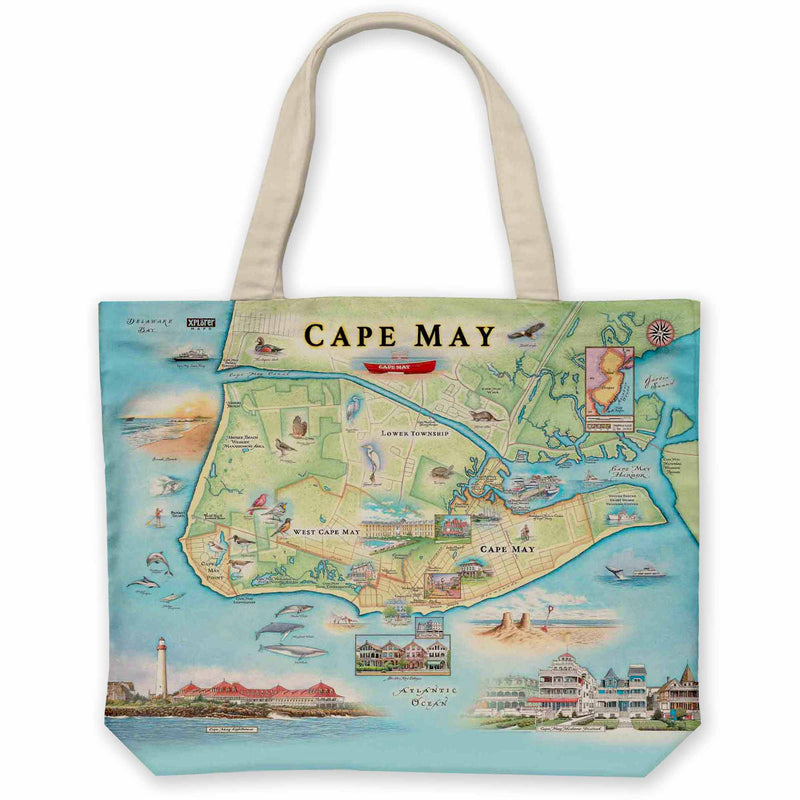 Cape May Canvas Tote Bag