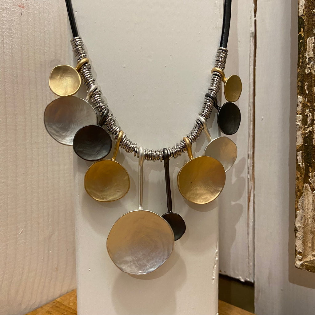 Multi Disk Necklace